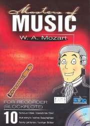 Masters of Music (+CD) : W. A. Mozart - Wolfgang Amadeus Mozart / Arr. Marty O'Brien