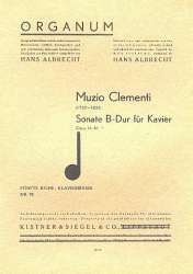 Sonate B-Dur op.14,1 für Klavier - Muzio Clementi