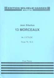 Etude op.76,2 : pour piano - Jean Sibelius
