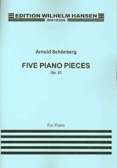 5 Klavierstücke op.23