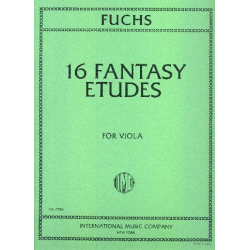 16 fantasy etudes : for viola - Lillian Fuchs
