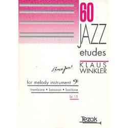 60 Jazz Etudes : for melody instrument - Klaus Winkler