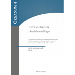 3 Präludien und Fugen für Orgel - Nicolaus Bruhns