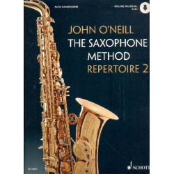 The Saxophone Method vol.2 - Repertoire Book (+Online Audio Access) : - John O'Neill