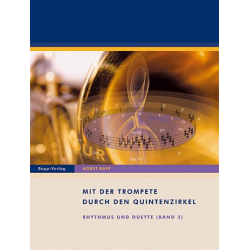 Mit der Trompete durch den Quintenzirkel - Band 3 : Rhythmus und Duette - Horst Rapp
