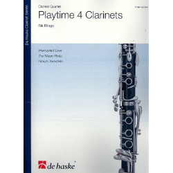 Playtime : for 4 clarinets - Rik Elings