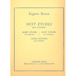 8 études : pour contrebass - Eugène Bozza