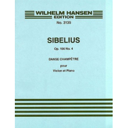 Danse champètre op.106,4 : - Jean Sibelius