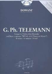 Sonate d-Moll TWV41:d4 (+CD) - Georg Philipp Telemann / Arr. Manfredo Zimmermann