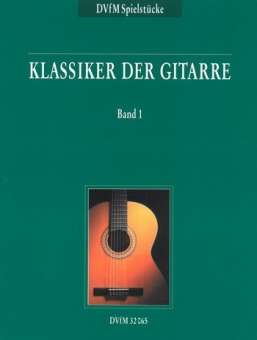 Klassiker der Gitarre Band 1 : Studien