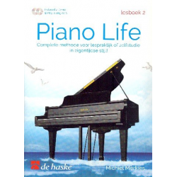 Piano Life - lesboek 2 (+2CD's) : - Michiel Merkies