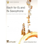 Bach for Eb and Bb Saxophone  (12 Duette) - Johann Sebastian Bach / Arr. Robert van Beringen