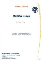 Música brava : für 2 Trompeten, - Gerhard Hafner
