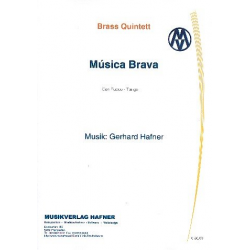 Música brava : für 2 Trompeten, - Gerhard Hafner