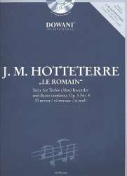 Suite d-Moll op.5,4 (+CD) : - Jacques-Martin Hotteterre ("Le Romain")