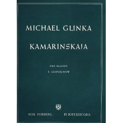 Kamarinskaja : für Klavier - Mikhail Glinka
