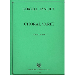 Choral varié : für Klavier - Sergej Tanejew
