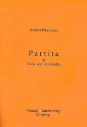 Partita : für Viola und Violoncello - Herbert Blendinger
