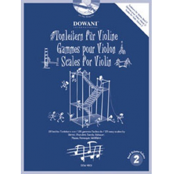 Tonleitern/Etüden für Violine Band 2 (+CD)