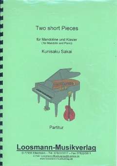 2 short Pieces : für Mandoline und Klavier