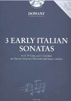3 frühe italienische Sonaten (+CD) :