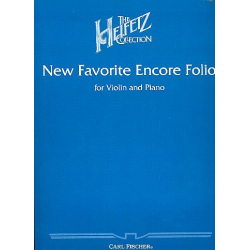 New favorite encore Folio : - Jascha Heifetz