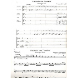 3 Concerti a 2 trombe D-Dur - Giuseppe Aldrovandini / Arr. Edward Tarr