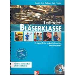 Leitfaden Bläserklasse Band 1 und 2 (+DVD-ROM) - Bernhard Sommer