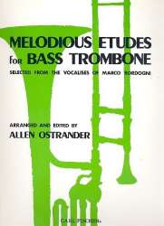 Melodious Etudes for Bass Trombone - Marco Bordogni / Arr. Allen Ostrander