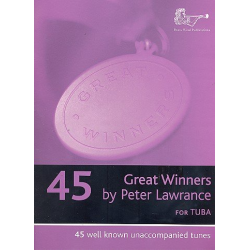 45 great Winners : for tuba (bass clef)
