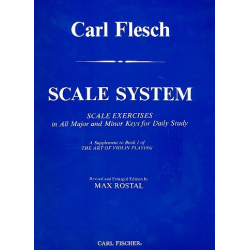 Scale System : scale exercises in - Carl Flesch