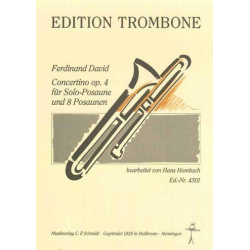 Concertino op.4 : für Soloposaune - Ferdinand David