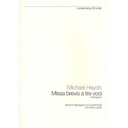 Missa brevis a 3 voci col organo - Johann Michael Haydn / Arr. Arno Leicht