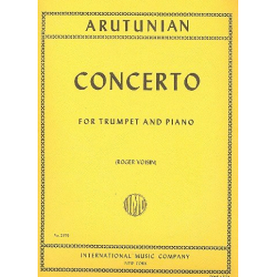 Concerto : for trumpet and piano - Alexander Arutjunjan