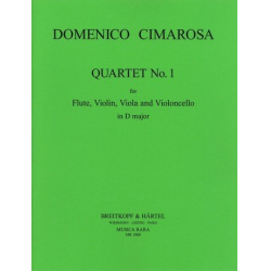 Quartett D-Dur Nr.1 : für Flöte, - Domenico Cimarosa