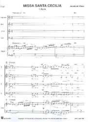 Missa Santa Cecilia - Orgelauszug - Jacob de Haan