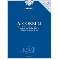 Sonate D-Dur op.5,10 (+CD) : - Arcangelo Corelli