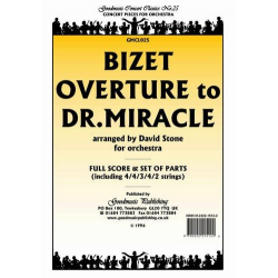 Overture To Dr.Miracle (Stone) Pack Orchestra - Georges Bizet
