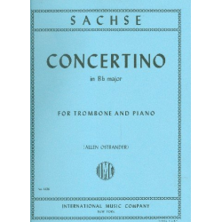Concertino in B-Dur für Posaune & Klavier - Ernst Sachse / Arr. Allen Ostrander