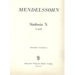 Sinfonia h-Moll Nr.10 : - Felix Mendelssohn-Bartholdy