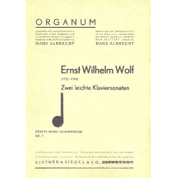 2 leichte Klaviersonaten - Ernst Wilhelm Wolf