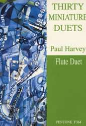 Miniature Duets : for 2 flutes - Paul Harvey