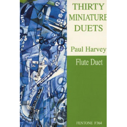 Miniature Duets : for 2 flutes - Paul Harvey