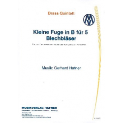Kleine Fuge in B : für 2 Trompeten, - Gerhard Hafner
