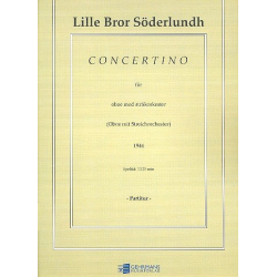 Concertino : for oboe and string orchestra - Lille Bror Söderlundh