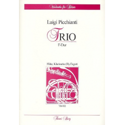 Trio F-Dur : für Flöte, Fagott - Luigi Picchianti