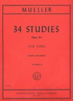 34 Studies op.64 vol.2 for horn solo