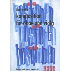 Komposition : für Oboe und Viola - Jörg Herchet