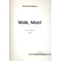 Walk Man : 12 Drum-Set Soli - Eckhard Kopetzki