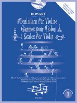 Tonleitern (+CD) : für Violine